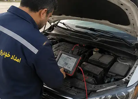 قبل از امداد: تعمیر اساسی برق و استارت در محل در تبریز